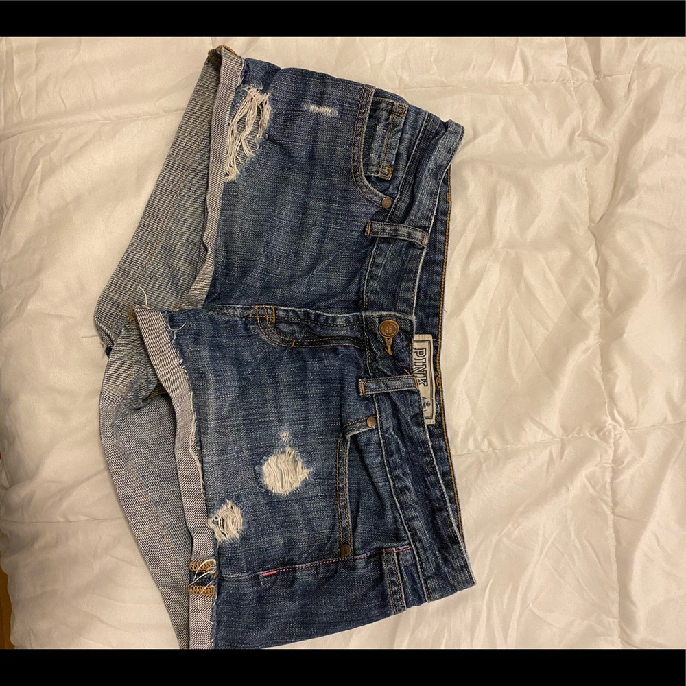 Denim shorts
